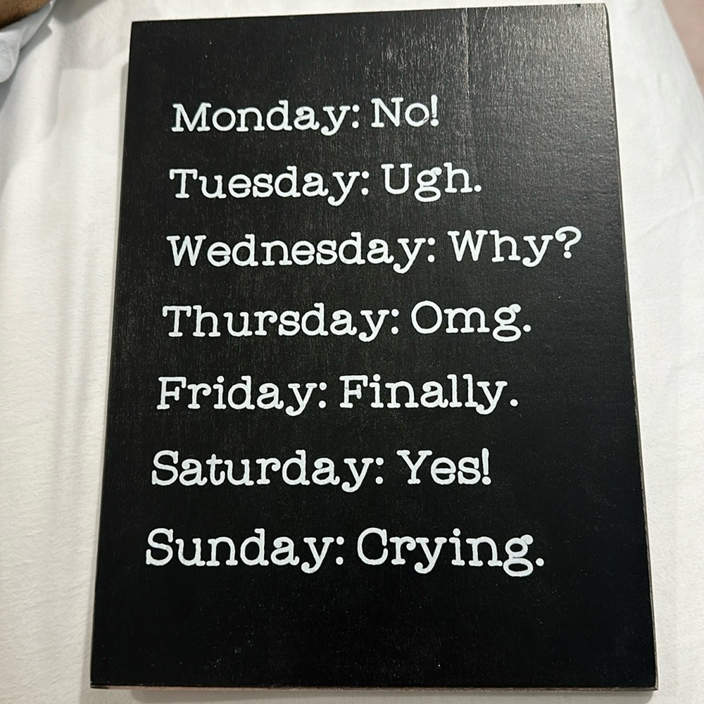 Decorative funny office sign
